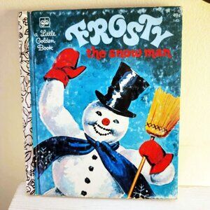 Frosty the Snowman Vintage Little Golden Book 1950 1974 k Christmas Storybook